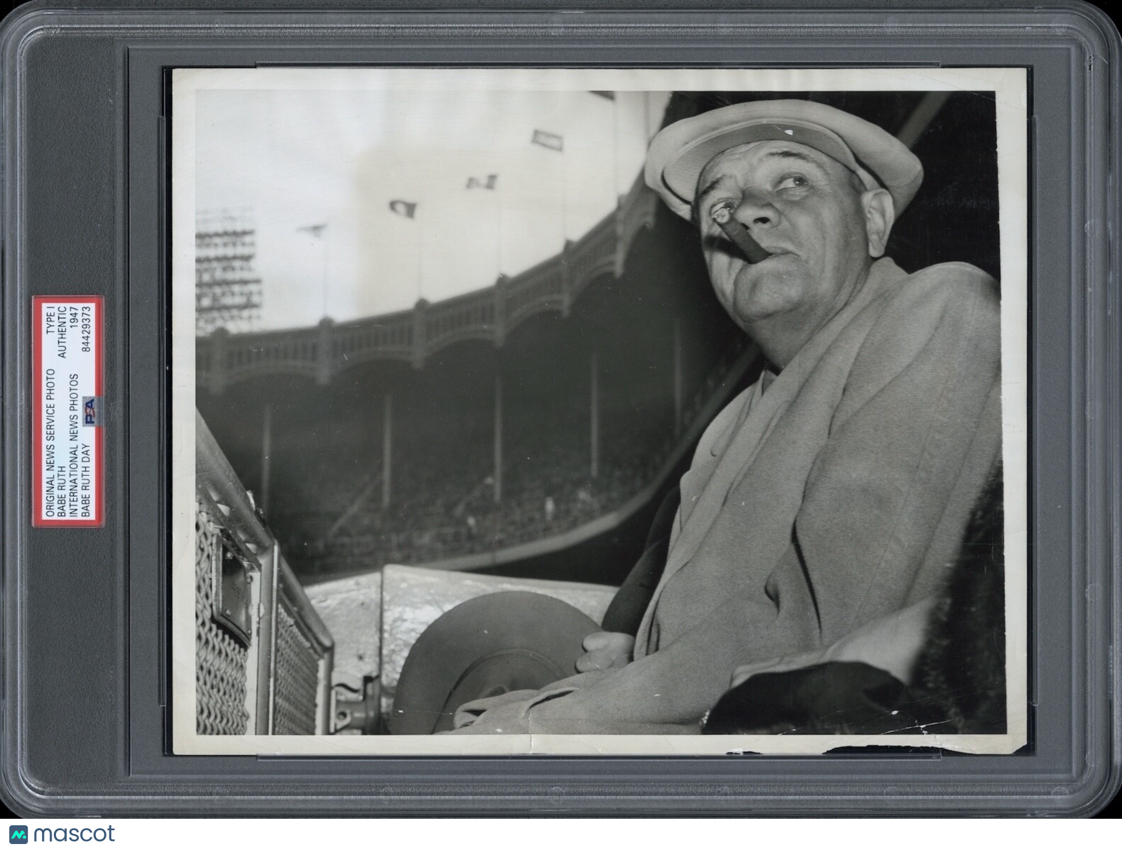 Babe Ruth 1947 Yankee Stadium Type 1 Original Photo PSA/DNA *Babe Ruth Day!*