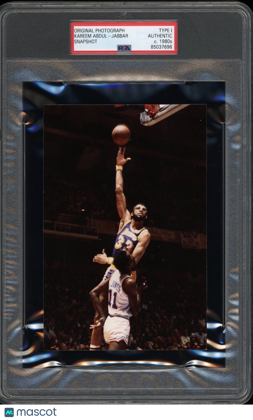 Kareem Abdul-Jabbar 1980 LA Lakers Type 1 Original PSA/DNA *RARE COLOR PHOTO*