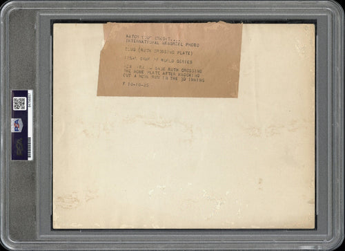 Babe Ruth 1926 Yankees Type 1 Original Photo PSA/DNA *World Series Home Run*