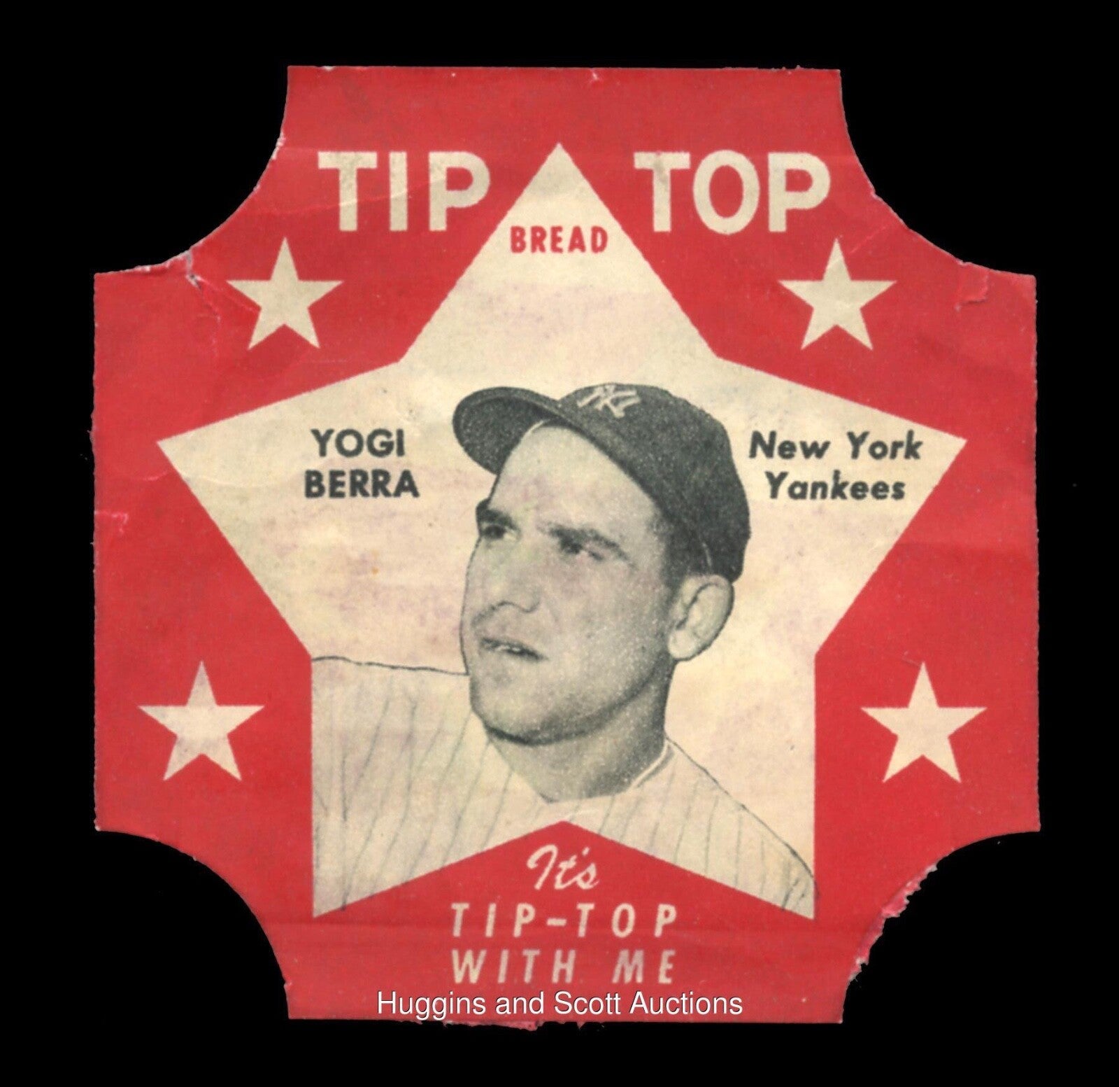 Yogi Berra 1951 Type 1 Original Photo PSA/DNA *1952 Tip Top Bread Card Image*