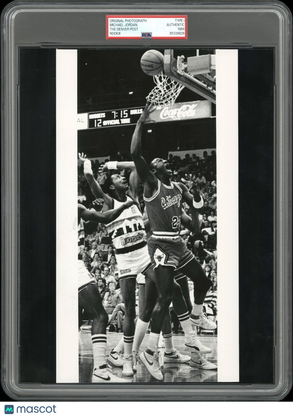 Michael Jordan Nov. 1, 1984 Type 1 Original Photo PSA/DNA **Rookie & 5th Game**