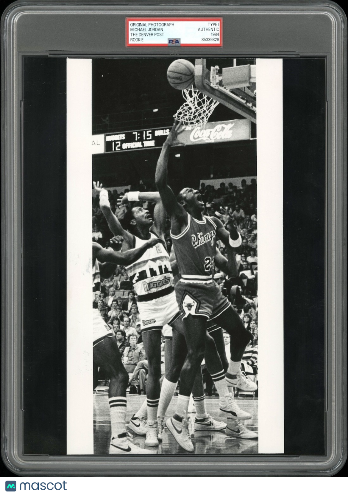 Michael Jordan Nov. 1, 1984 Type 1 Original Photo PSA/DNA **Rookie & 5th Game**