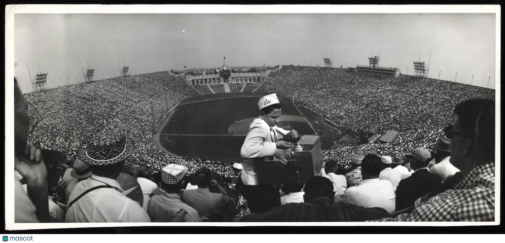 1959 World Series LA Coliseum Dodgers LIFE Type 1 Original Photo PSA/DNA