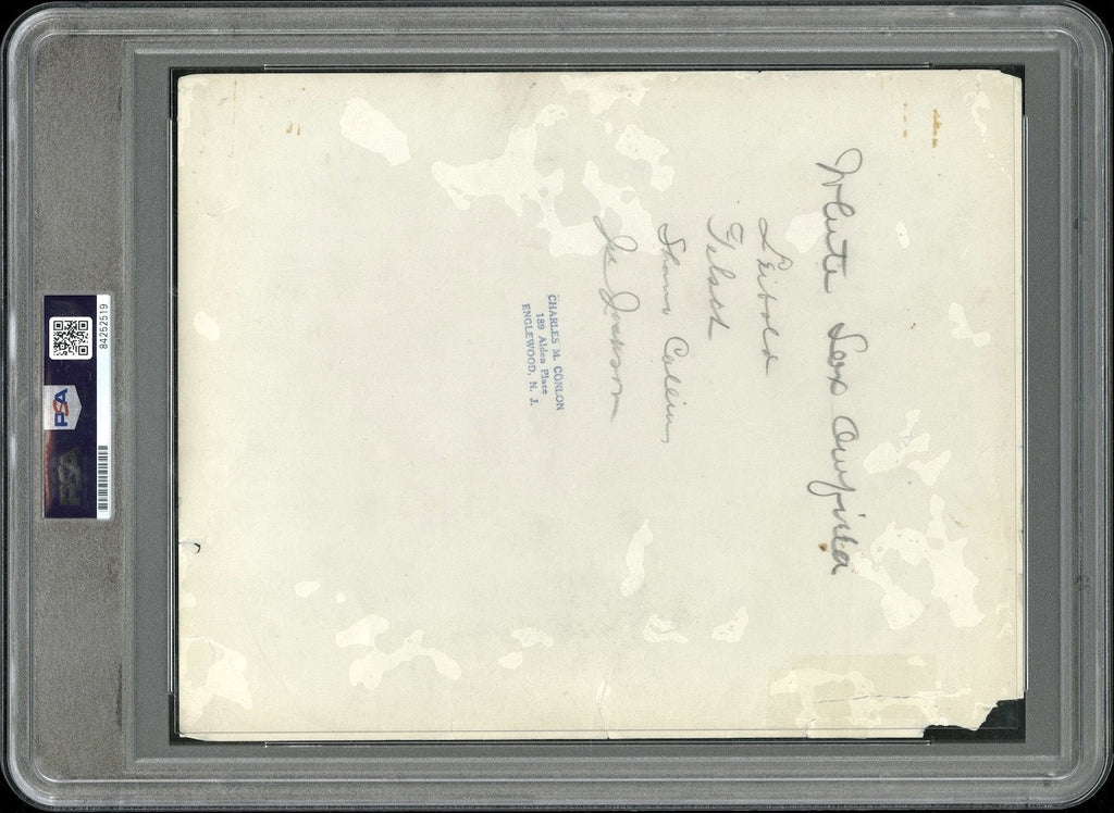 Shoeless Joe Jackson 1919 Black Sox Type 1 Original Photo PSA/DNA Charles Conlon