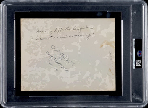Babe Ruth 1920 Type 1 Original Photo PSA/DNA 1st Season w/Yankees Paul Thompson!