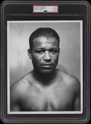 Sugar Ray Robinson 1950 Boxing Type 1 Original Photo PSA/DNA by Osvaldo Salas!