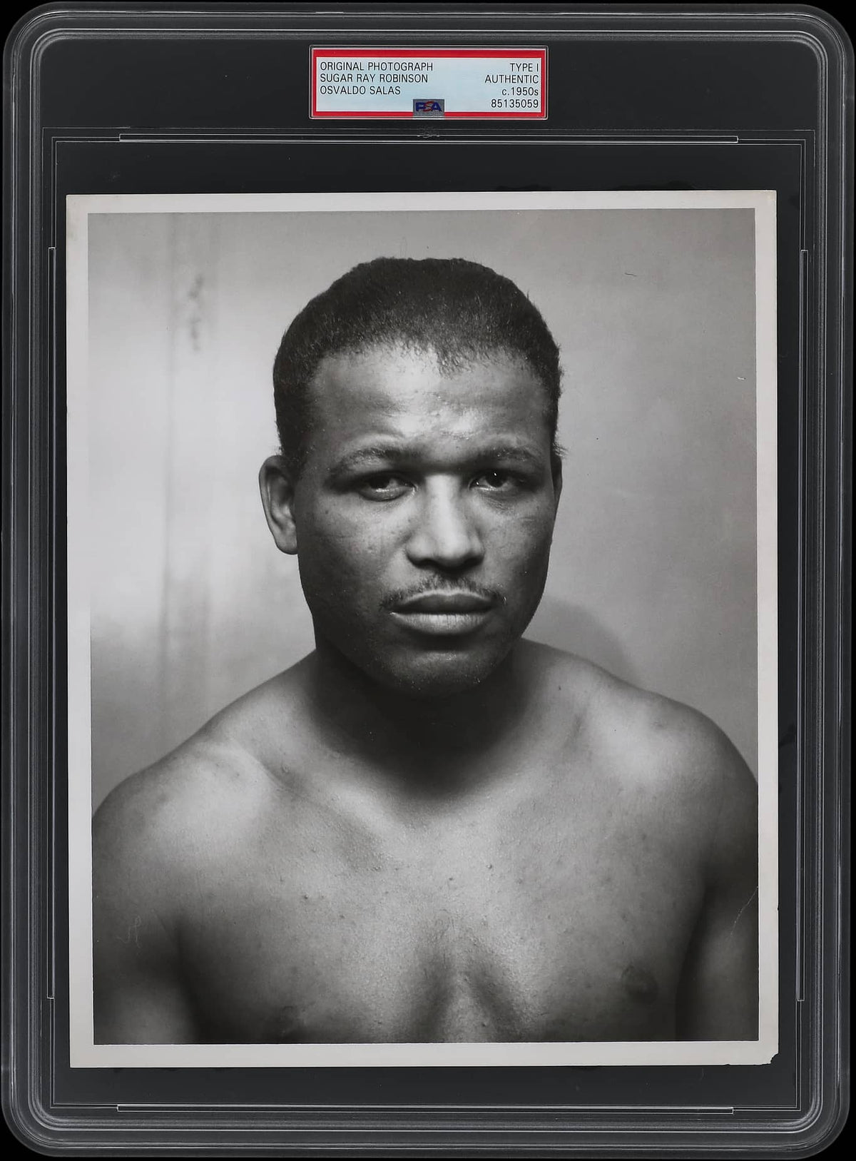 Sugar Ray Robinson 1950 Boxing Type 1 Original Photo PSA/DNA by Osvaldo Salas!