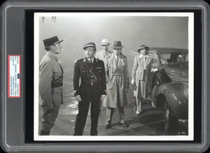 Casablanca Cast 1942 Bogart, Bregman & Henreid Type 1 Original Photo PSA/DNA