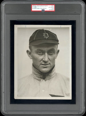 Ty Cobb 1915 Cobb’s Most Iconic Portrait Type 1 Original Photo PSA/DNA