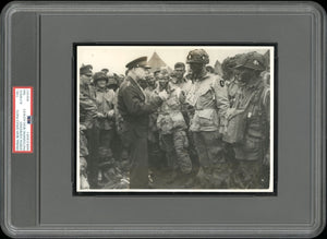 General Dwight Eisenhower 1944 WWII Type I Original Photo PSA/DNA *Full Victory*