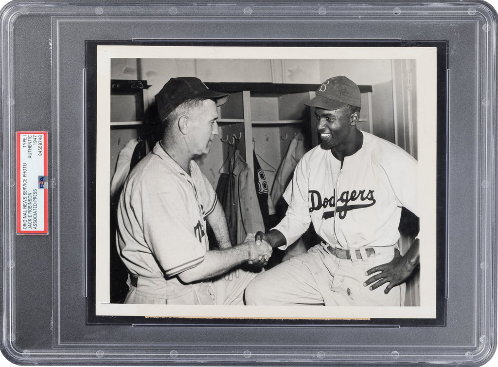 Jackie Robinson 1947 Type 1 Original Photo PSA/DNA **Dodgers Debut April 10th**