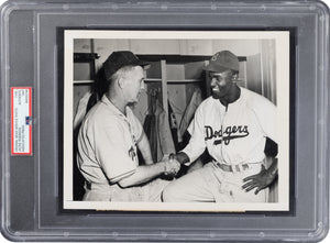 Jackie Robinson 1947 Type 1 Original Photo PSA/DNA **Dodgers Debut April 10th**