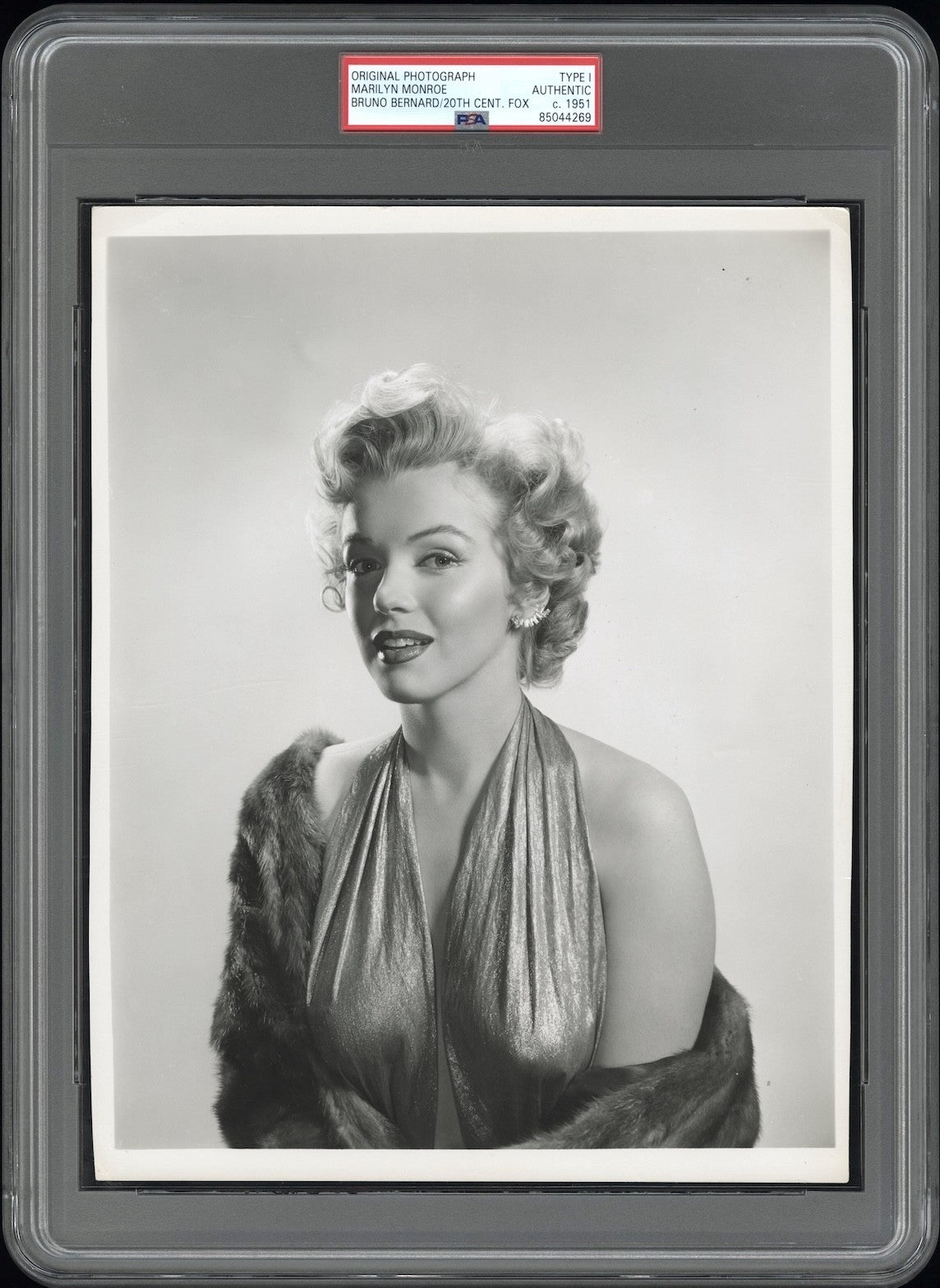 Marilyn Monroe 1951 Glamour Portrait Type I Original Photo PSA/DNA Crystal Clear