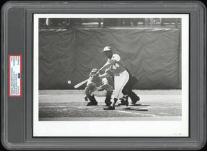 Hank Aaron 1974 Type I Original Photo PSA/DNA *HR #714, Ties Ruth*