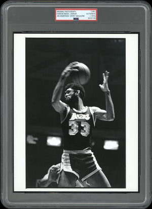 Kareem Abdul-Jabbar 1976 LA Lakers NBA MVP Type I Original Photo PSA/DNA