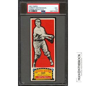 Christy Mathewson 1951 Topps Connie Mack's All-Stars Baseball Card #20 PSA 5.5
