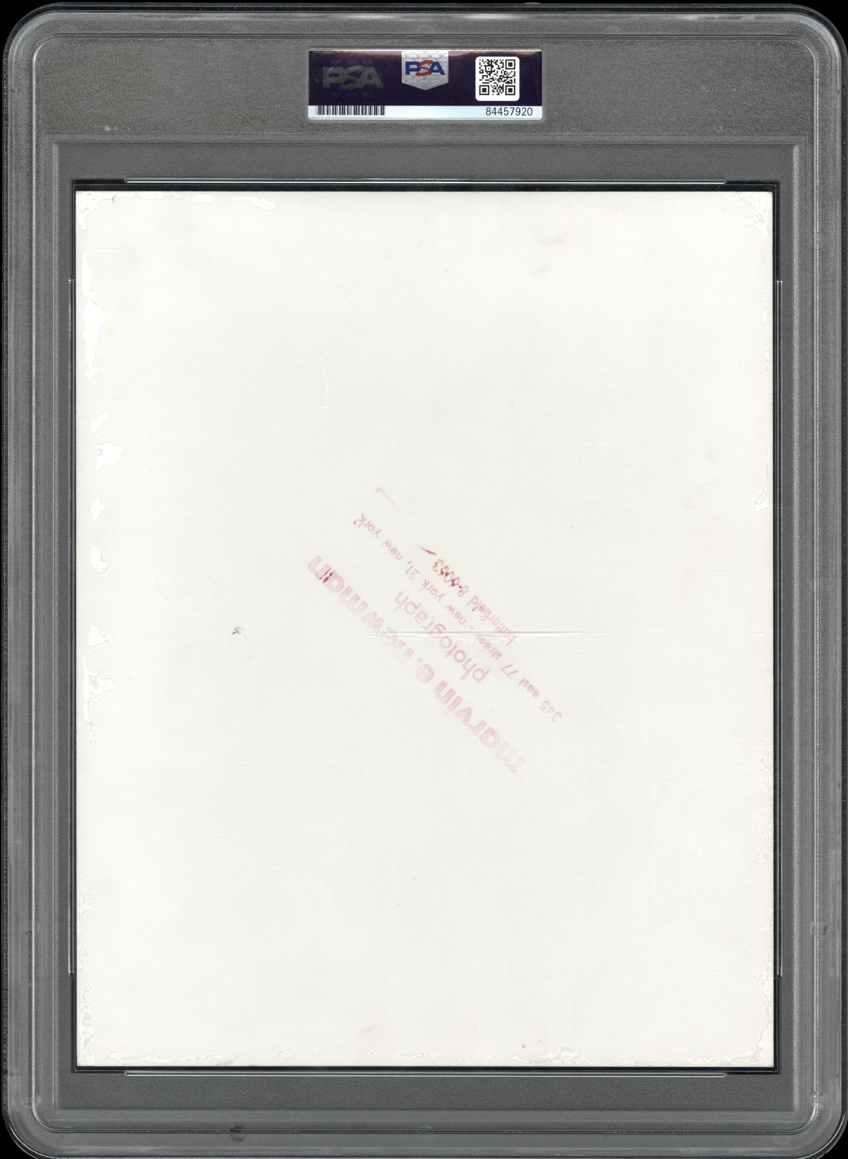 Mickey Mantle 1956 Marvin Newman Type I Original Photo PSA/DNA *MANTLE AUTO*