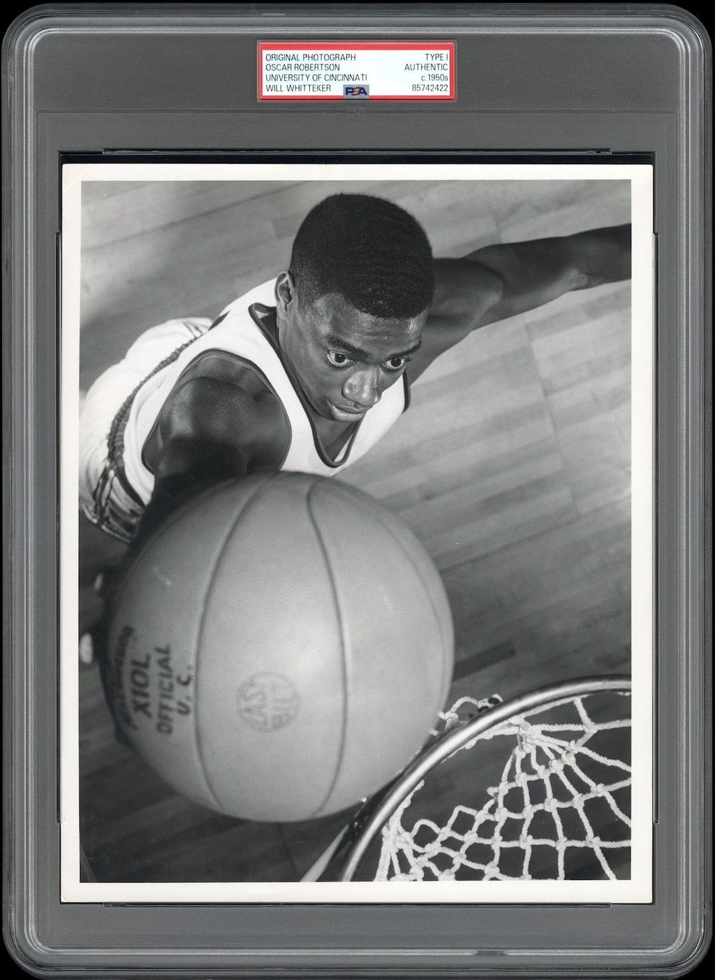 Oscar Robertson 1959 Cincinnati NCAA Type 1 Original Photo PSA/DNA Crystal Clear