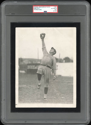 Babe Ruth 1921 Type I Original Photo PSA/DNA *Same shoot as 1921 Exhibit Card*