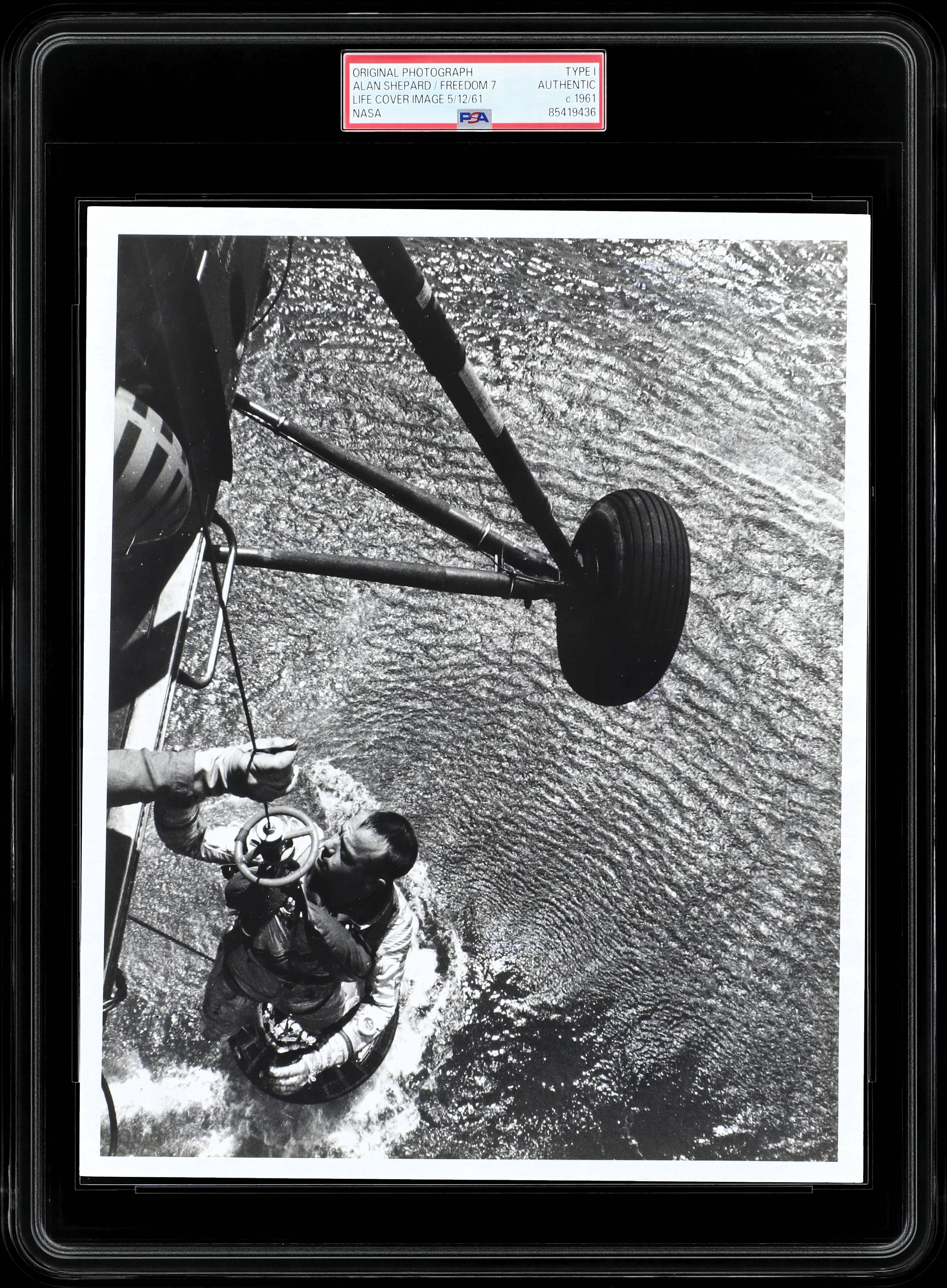 Alan Shepard 1961 NASA Type 1 Original Photo PSA/DNA *LIFE MAGAZINE COVER IMAGE*