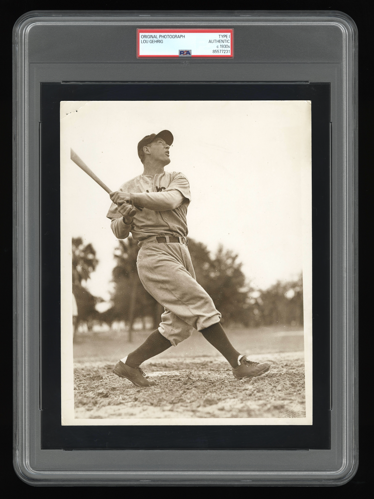 Lou Gehrig 1932 Yankees Type I Original Photo PSA/DNA