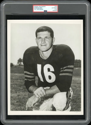George Blanda 1957 NFL HOF Original Type I Photo PSA/DNA *1957 Topps Card Image*