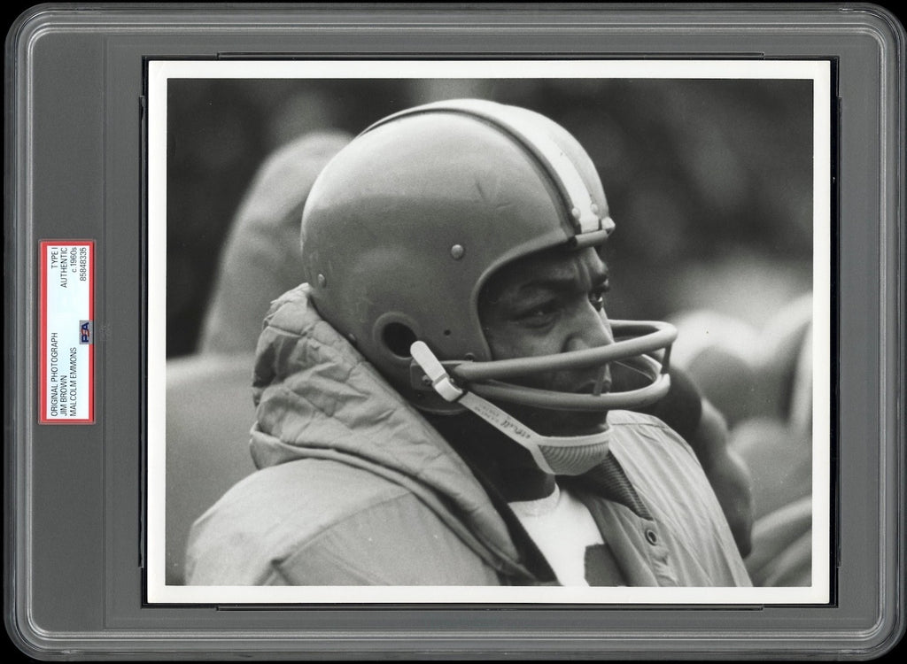 Jim Brown 1962 Cleveland Browns Original Type 1 Photo PSA/DNA *Malcolm Emmons*