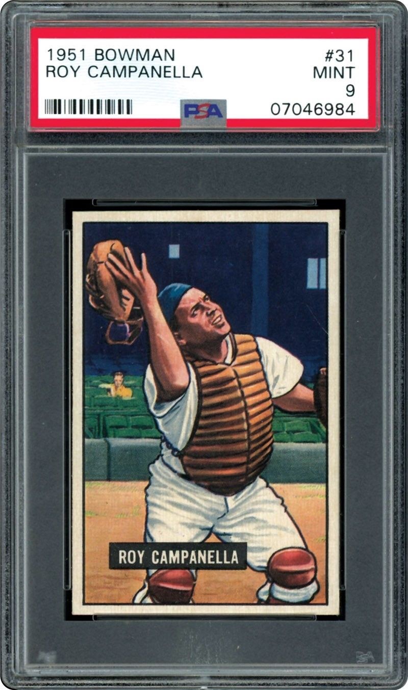 Roy Campanella Dodgers Type 1 Original Photo PSA/DNA *1951 Bowman Card Image*