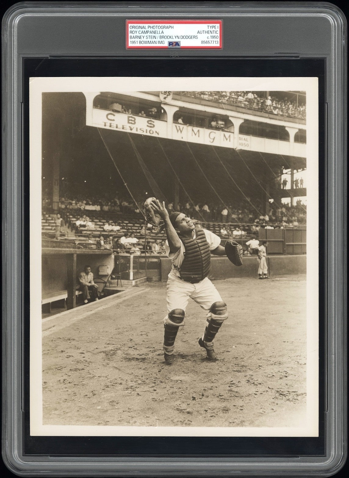 Roy Campanella Dodgers Type 1 Original Photo PSA/DNA *1951 Bowman Card Image*