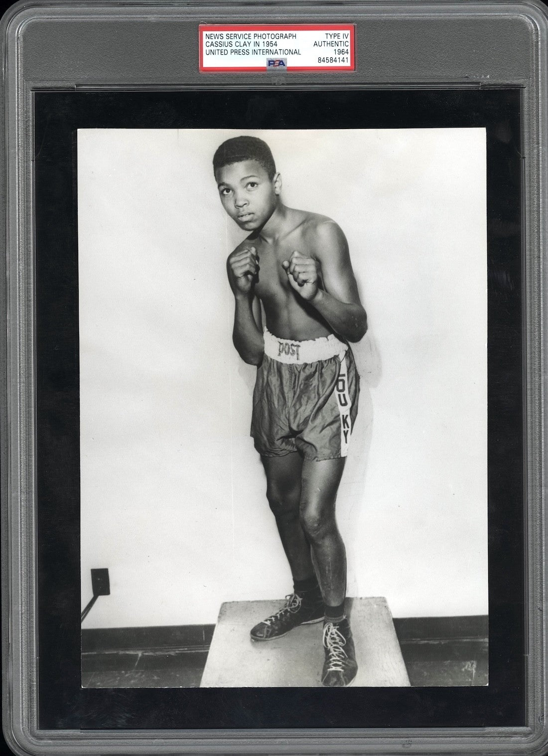 Cassius Clay in 1954 Ali Type IV Original Photo PSA/DNA *Earliest Known Image*