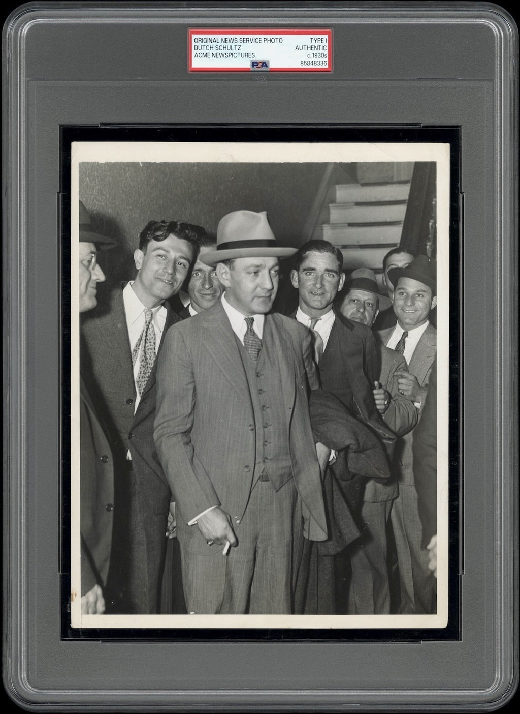 Dutch Schultz 1935 Jewish Mafia Boss Type 1 Original Photo PSA/DNA RARE