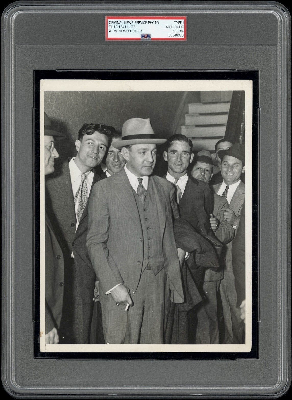 Dutch Schultz 1935 Jewish Mafia Boss Type 1 Original Photo PSA/DNA RARE