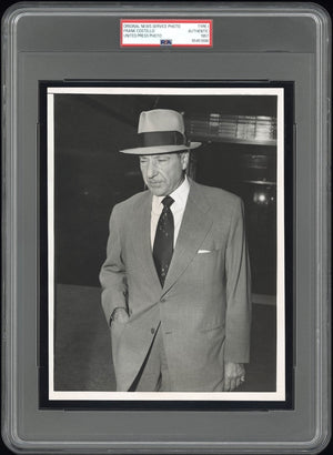 Frank Costello 1957 Mafia Boss Luciano Family Type 1 Original Photo PSA/DNA RARE