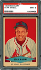 Stan Musial 1951 Type 1 Original Photo PSA/DNA 1954 Red Heart Card Image!