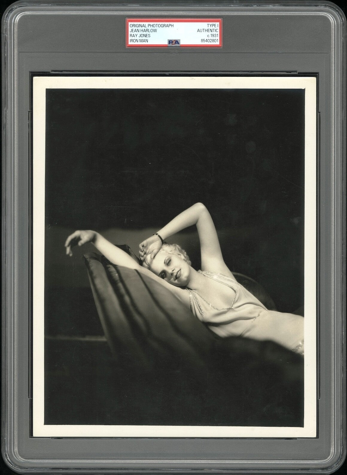 Jean Harlow 1931 Iron Man Original Type 1 Photo PSA/DNA by Ray Jones
