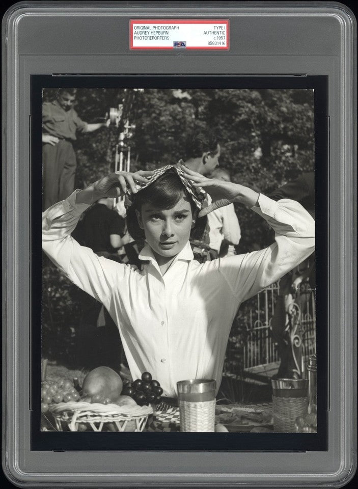 Audrey Hepburn 1957 Love in the Afternoon Movie Type 1 Original Photo PSA/DNA