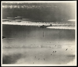 B-17 Bomber Flying Fortress Flak-burst Germany 1944 WWII Type 1 Original Photo