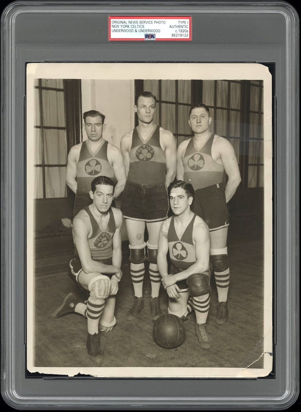 Holman & Lapchick 1926-27 Type 1 Original Photo PSA/DNA The Original NY Celtics!