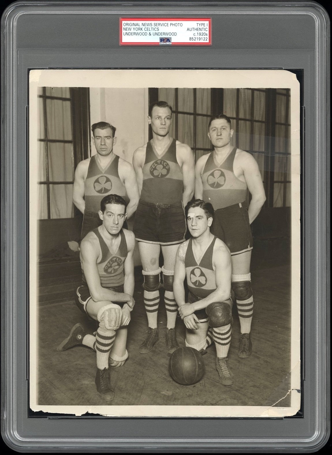 Holman & Lapchick 1926-27 Type 1 Original Photo PSA/DNA The Original NY Celtics!