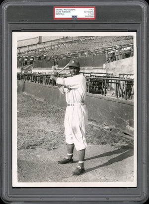 Jackie Robinson 1946 Pre-Rookie Montreal Royals Type 1 Original Photo PSA/DNA