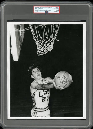 Pete Maravich 1969 LSU NCAA Basketball Type 1 Original Photo PSA/DNA