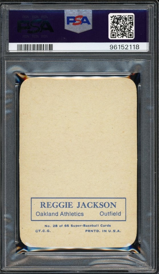 Reggie Jackson 1969 Topps Super Card #28 PSA 8 *HIGH-END*