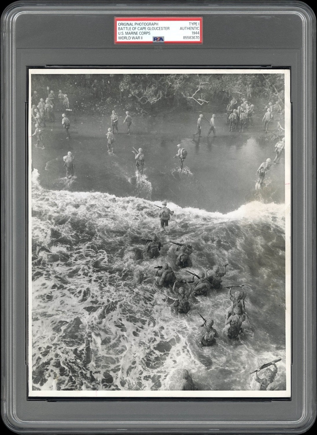 Cape of Gloucester 1944 Pacific Front WWII Type 1 Original Photo PSA/DNA