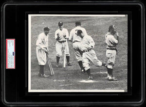 Lou Gehrig & Babe Ruth 1932 World Series Type 1 Original Photo PSA/DNA Gehrig HR