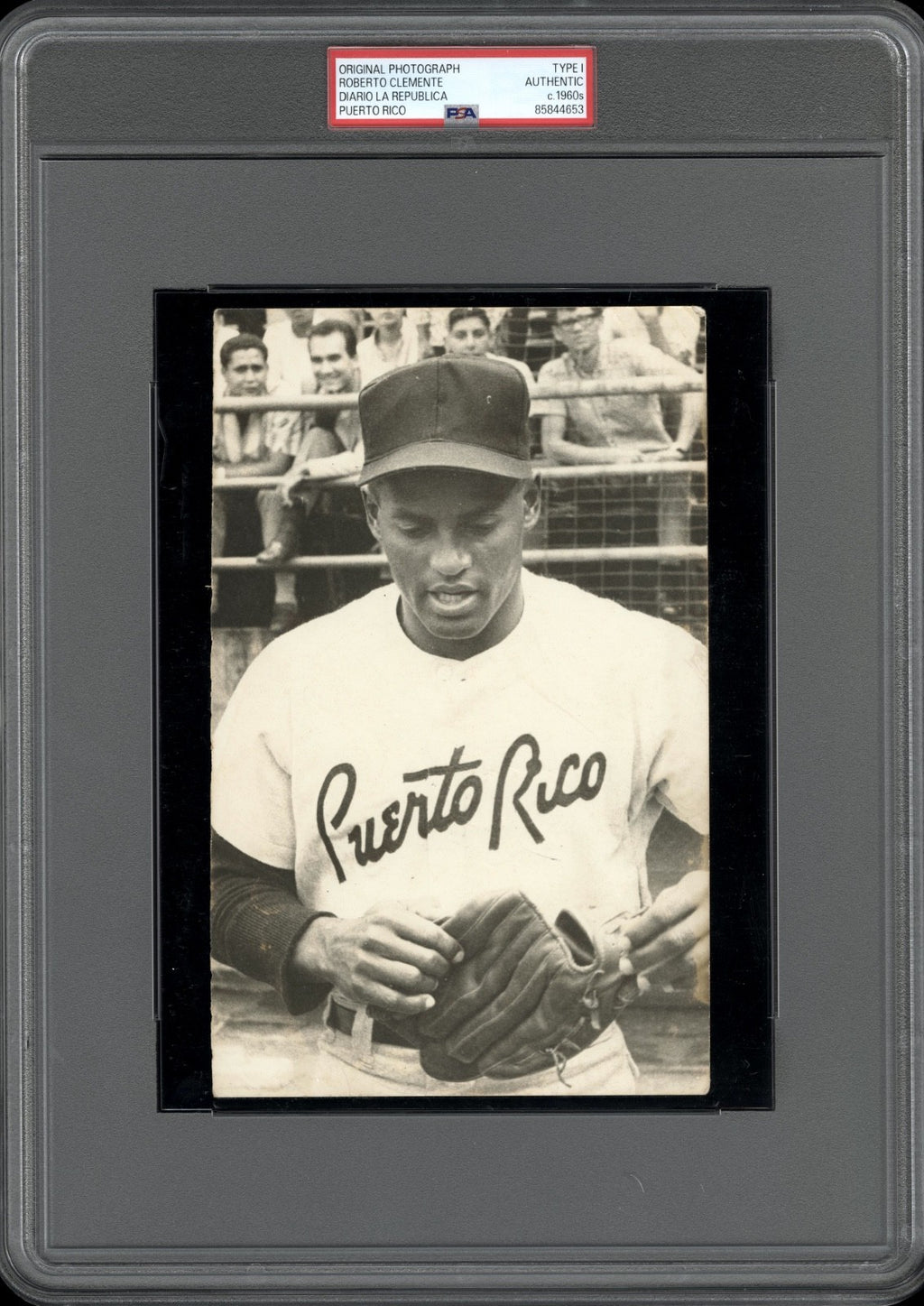 Roberto Clemente 1958 Type 1 Original Photo PSA/DNA RARE Puerto Rican Team!