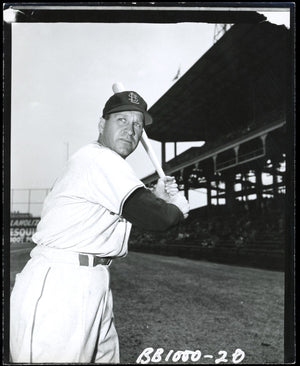 Enos Slaughter 1951 Type 1 Original Photo PSA/DNA *1952 Bowman Card Image*