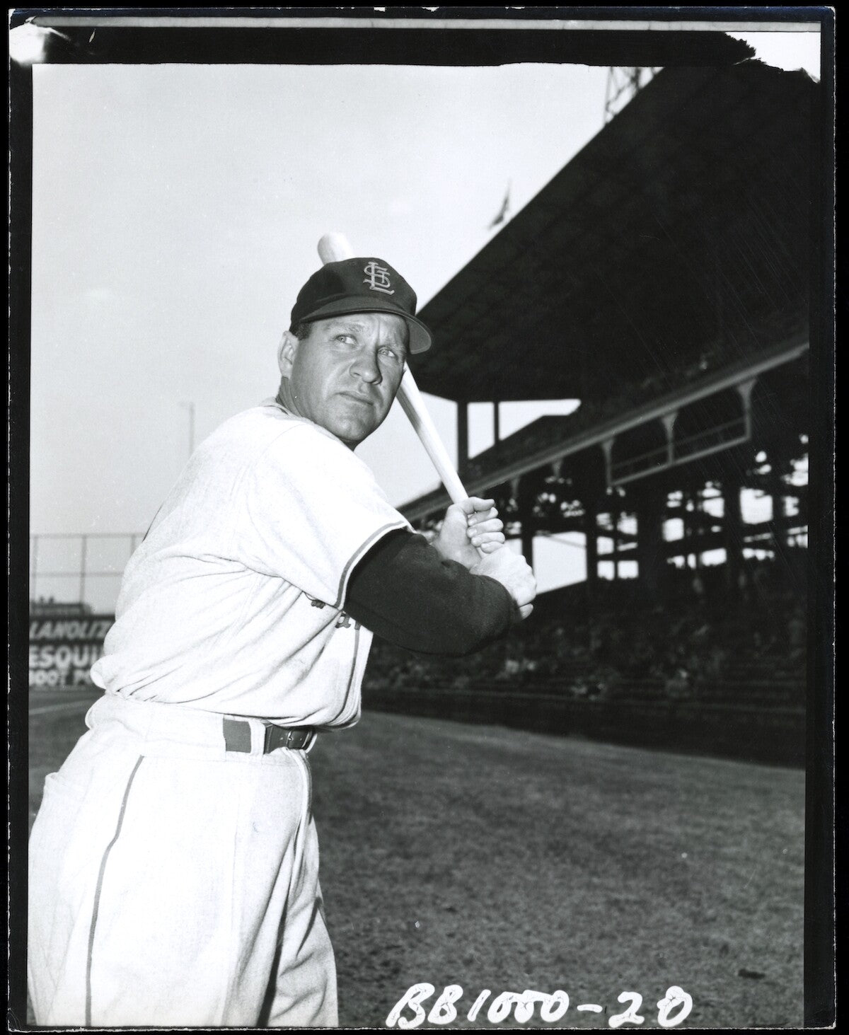 Enos Slaughter 1951 Type 1 Original Photo PSA/DNA *1952 Bowman Card Image*