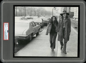 John Lennon & Yoko Ono 1973 Type 1 Original Photo PSA/DNA RARE!