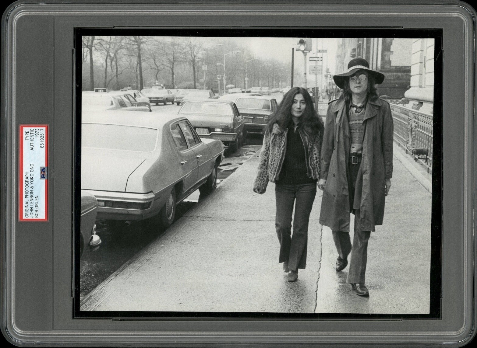 John Lennon & Yoko Ono 1973 Type 1 Original Photo PSA/DNA RARE!