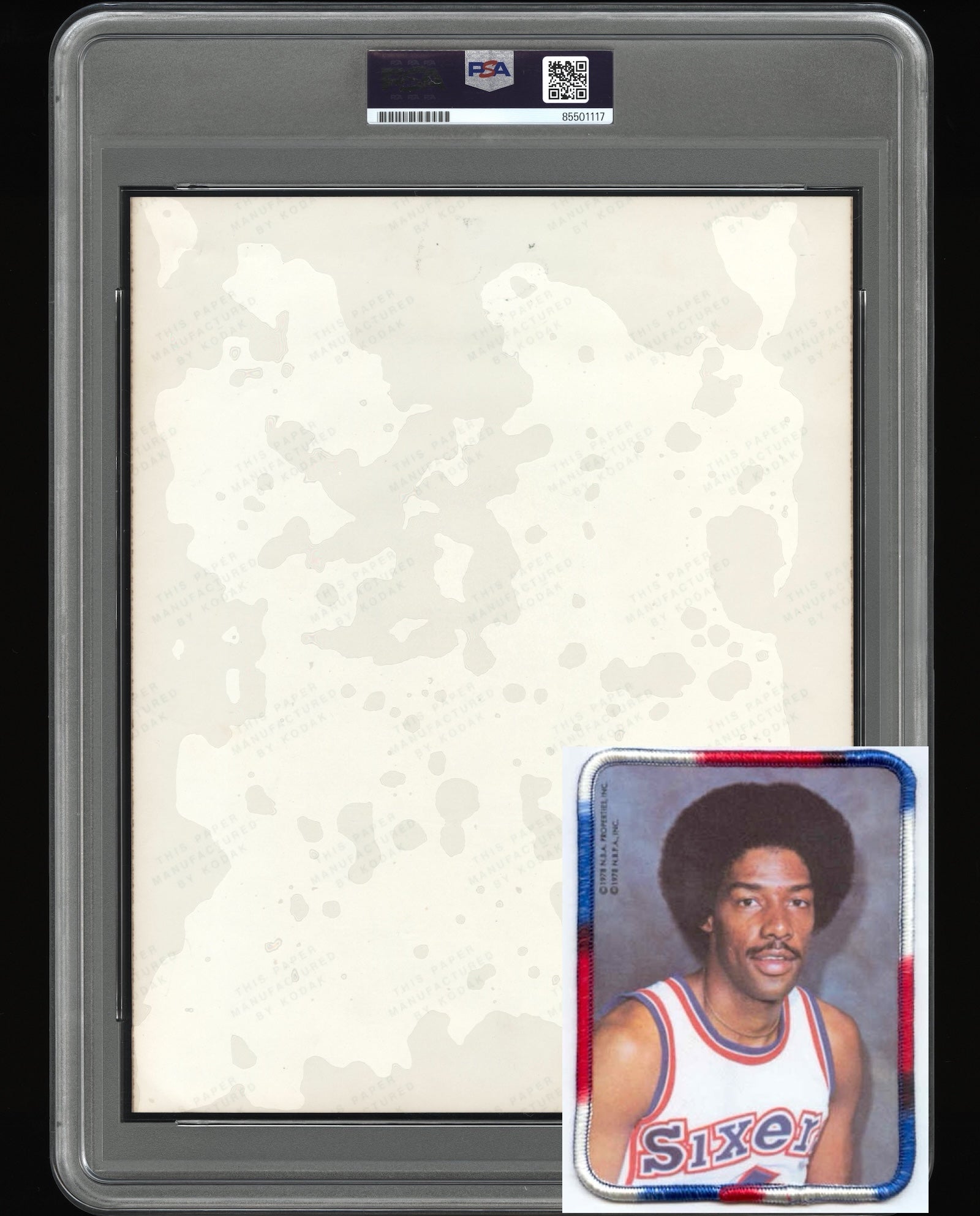 “Dr J.” Erving 1977 Signed Type I Original Photo PSA/DNA *Card Image*